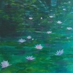 Lilly Pond on SUmmer's Day by Sally Mills