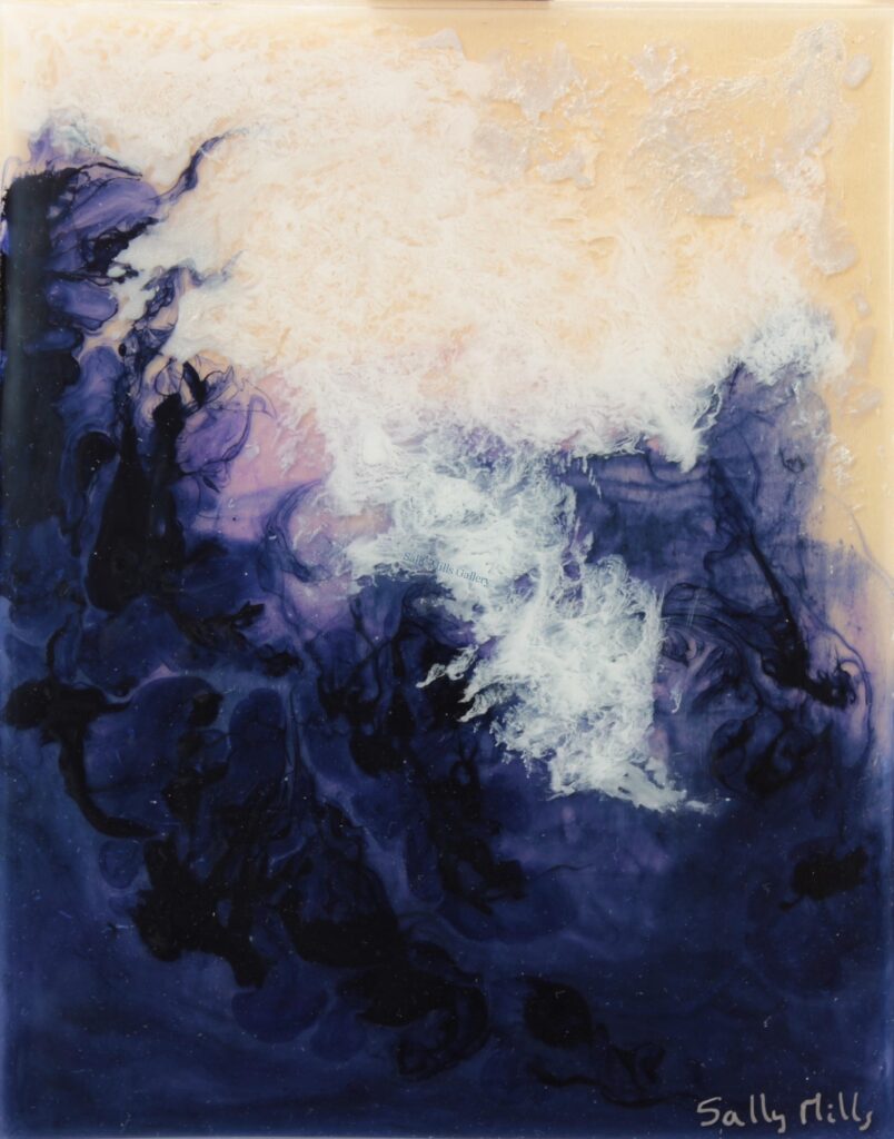 Moonlight and Indigo Wave