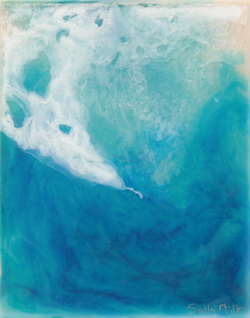 Blue Wave surfing