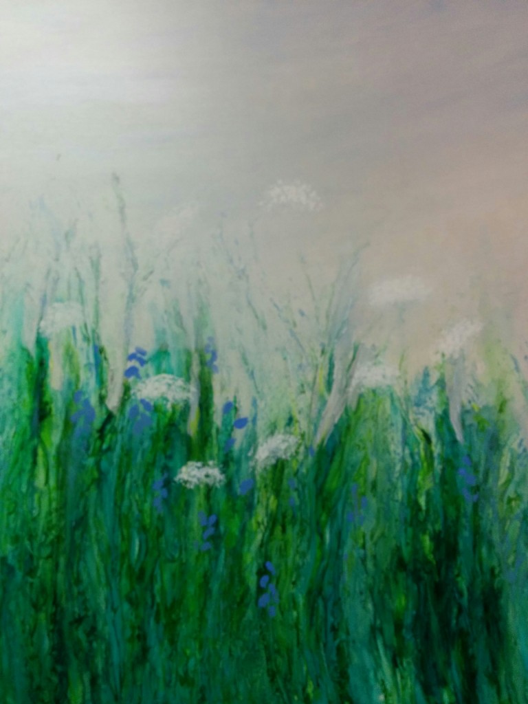 Latest painting called, “In the meadow”