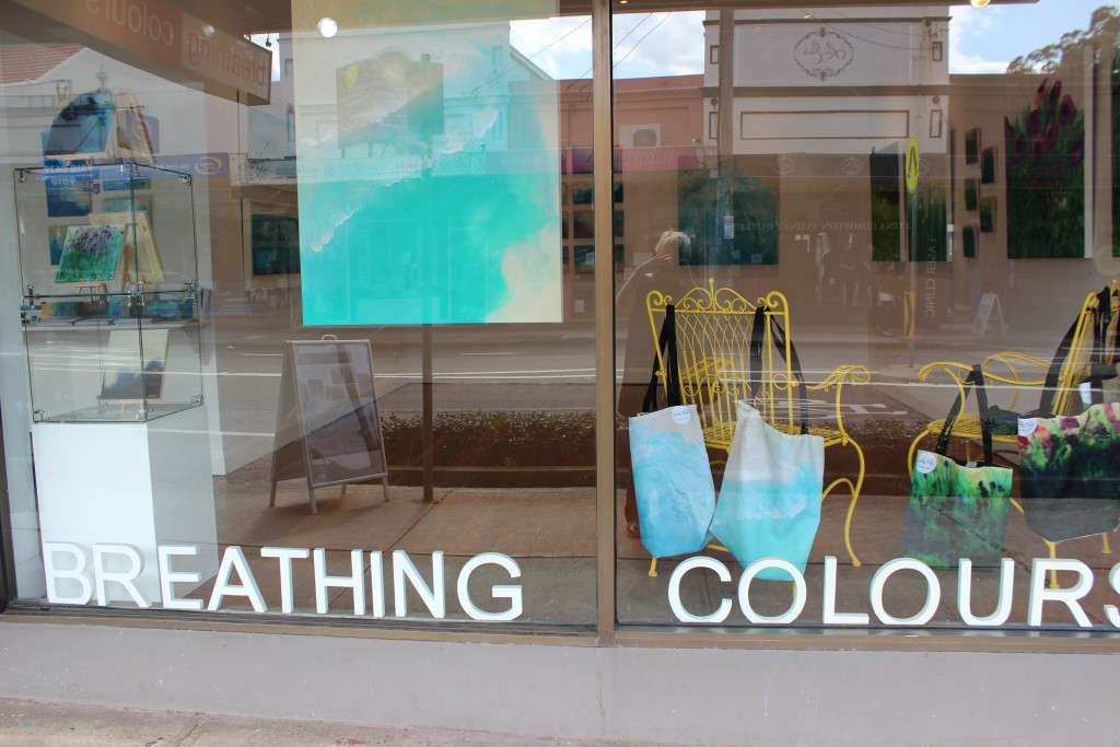 Arty Tote Bags at Breathing Colours Art Gallery