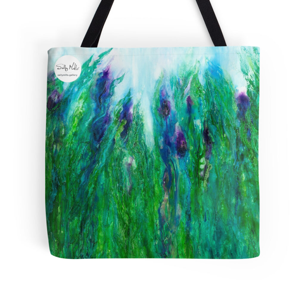Wild Iris Tote Bag