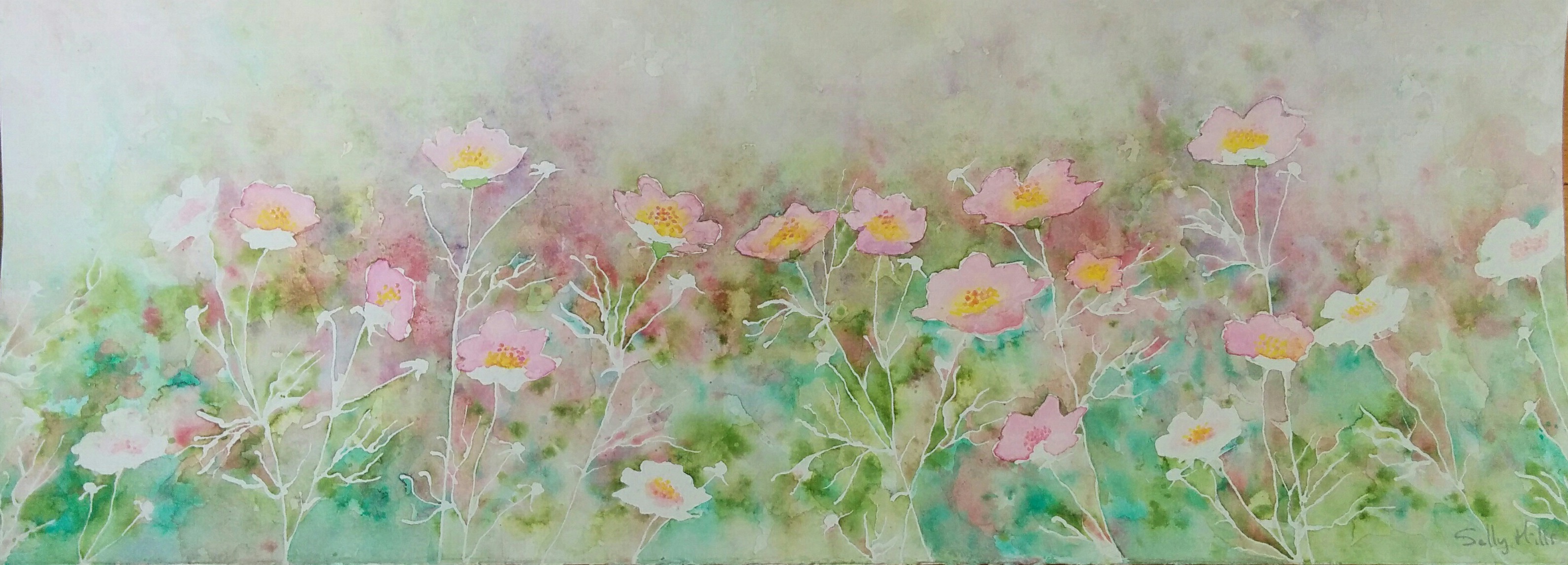 Wild Roses for Wendy SOLD
