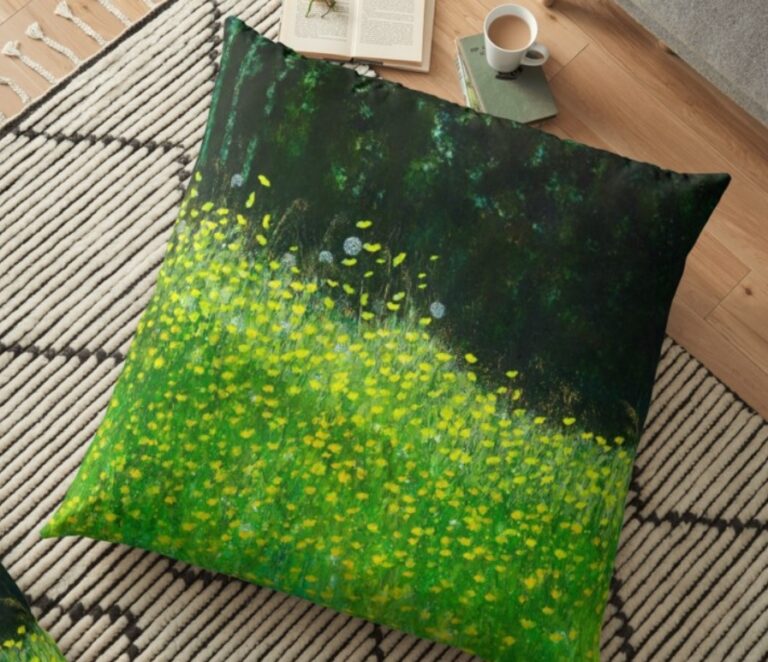 Buttercup Hill cushion