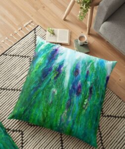 Wild Iris cushion