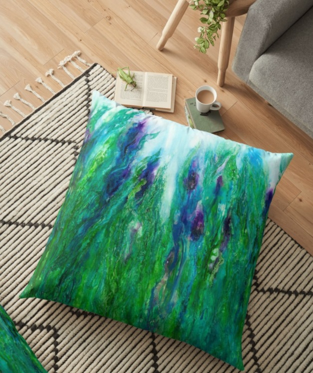 Wild Iris cushion