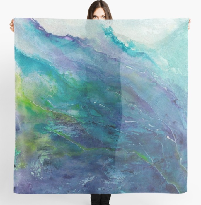 Arty Scarf Lavender Hills