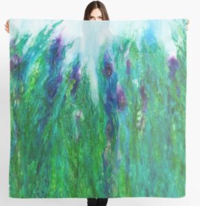 Arty Scarf Wild Iris