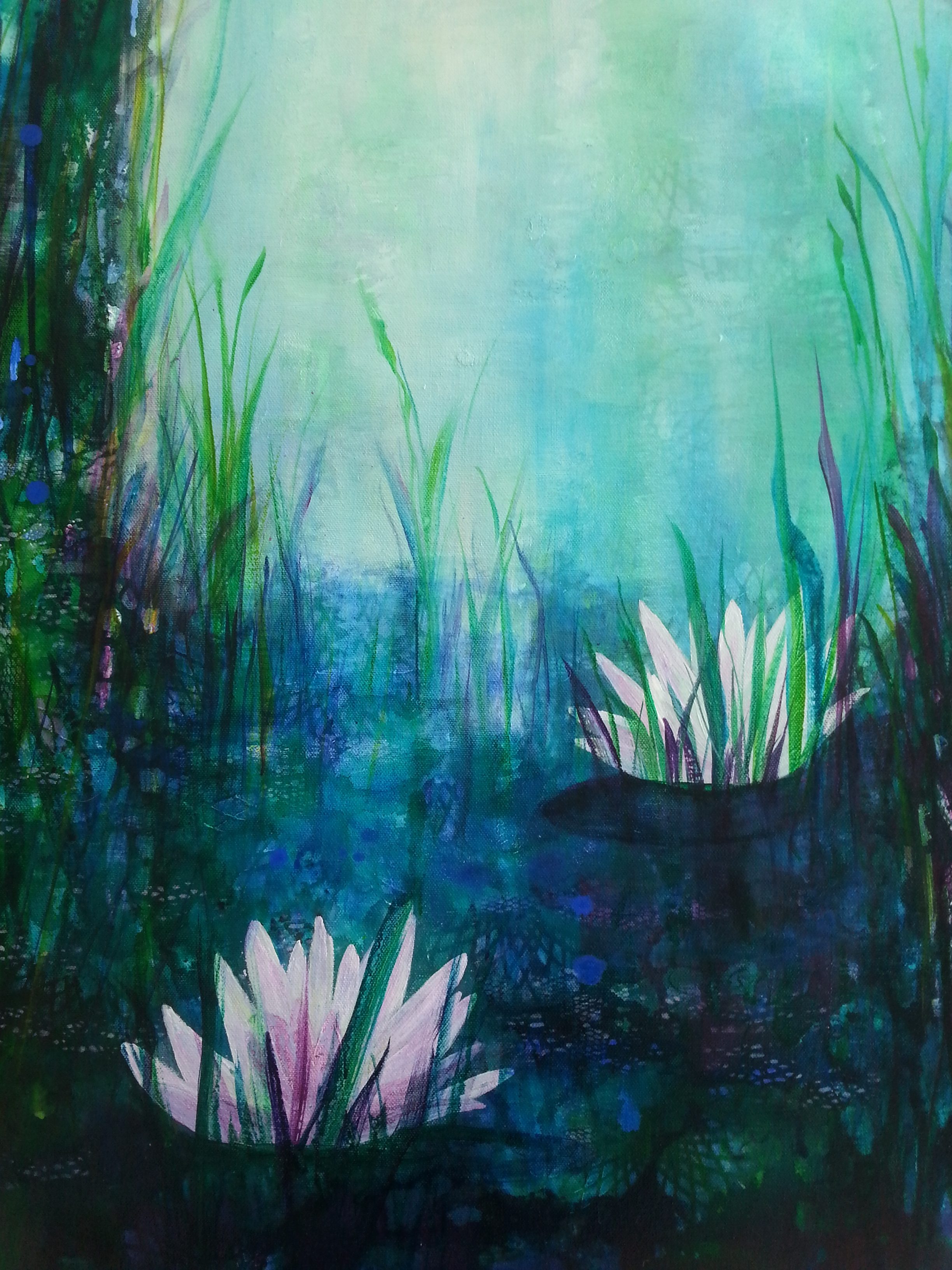Lilies being peaceful