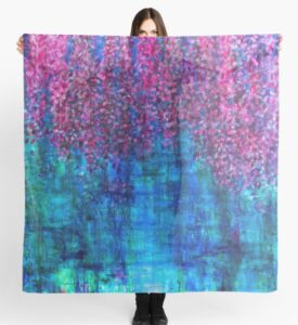 Arty scarf Where dreams come true