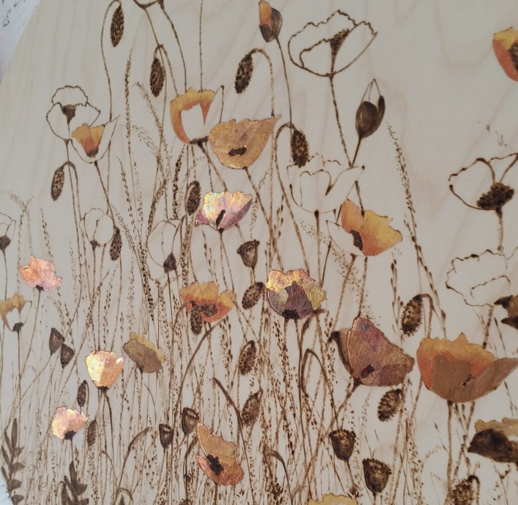 Golden Poppies, a commission